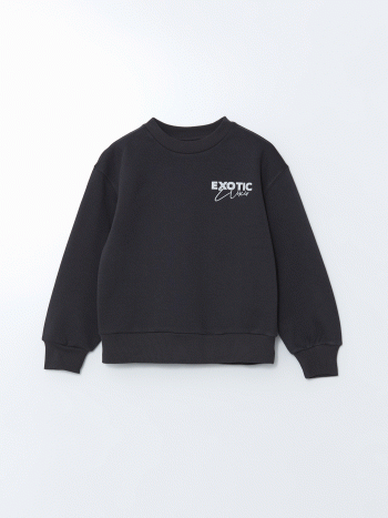 Girl's Crew Neck Sweatshirt