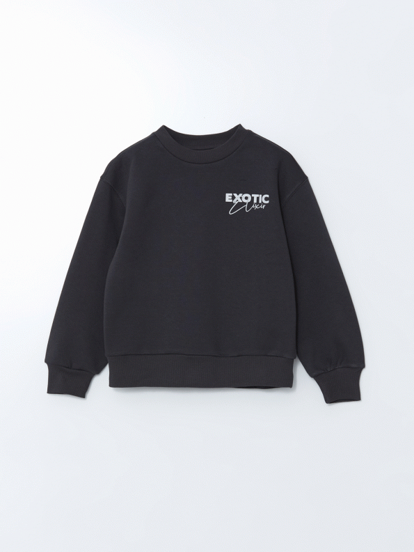 Girl's Crew Neck Sweatshirt