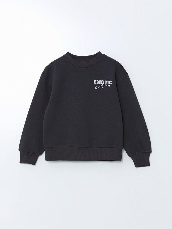 Girl's Crew Neck Sweatshirt