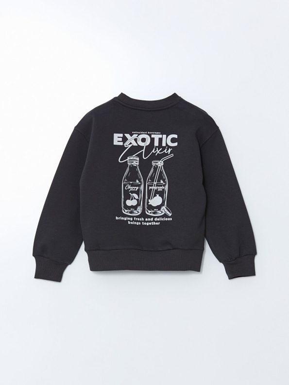 Girl's Crew Neck Sweatshirt