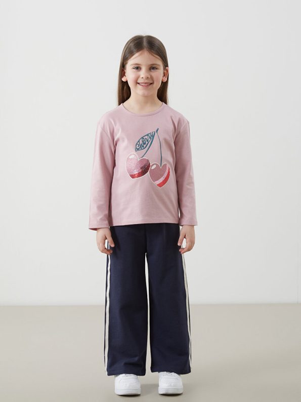Girls' long-sleeved blouse