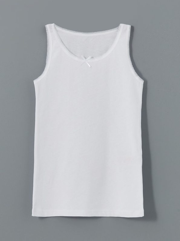 Square Neck Girls' Tank Top Set of 5