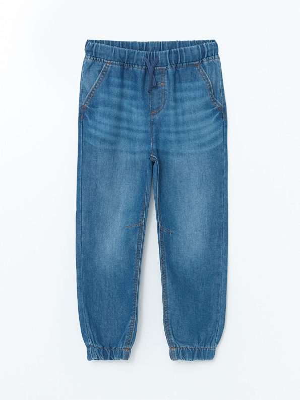 LCW Kids Indigo Boys' Elastic Waist Jeans