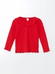 Girls' long-sleeved blouse