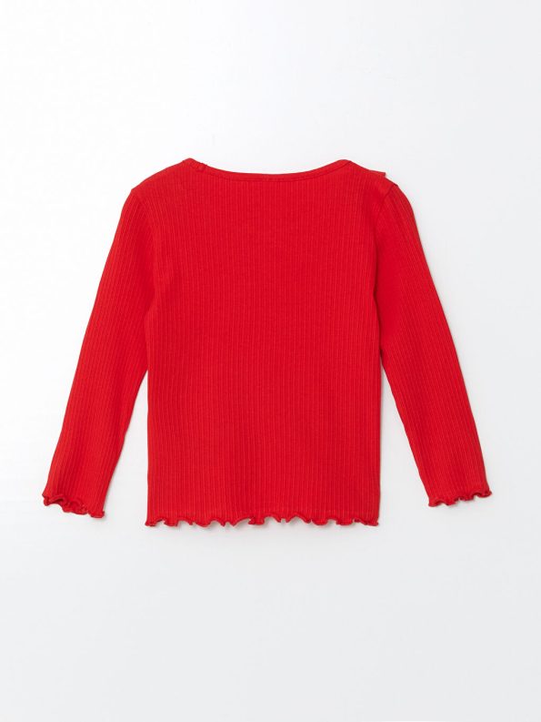 Girls' long-sleeved blouse