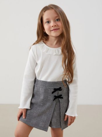 Girls' long-sleeved blouse
