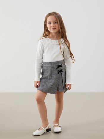 Girls' long-sleeved blouse