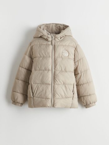 LCW Kids Beige Hooded Boys Puffer Jacket