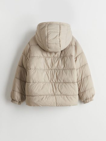LCW Kids Beige Hooded Boys Puffer Jacket