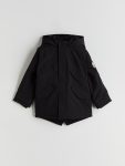 LCW Kids Black Hooded Lined Boys Jacket