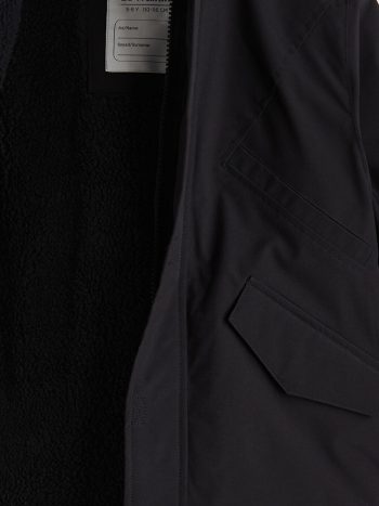 LCW Kids Black Hooded Lined Boys Jacket