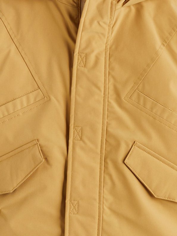 LCW Kids Beige Hooded Lined Boys Jacket