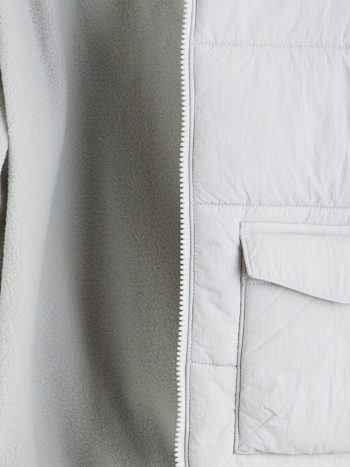 LCW Kids Grey Hooded Lined Boys Jacket