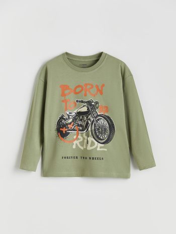 LCW Kids Green Crew Neck Boys T-Shirt Set