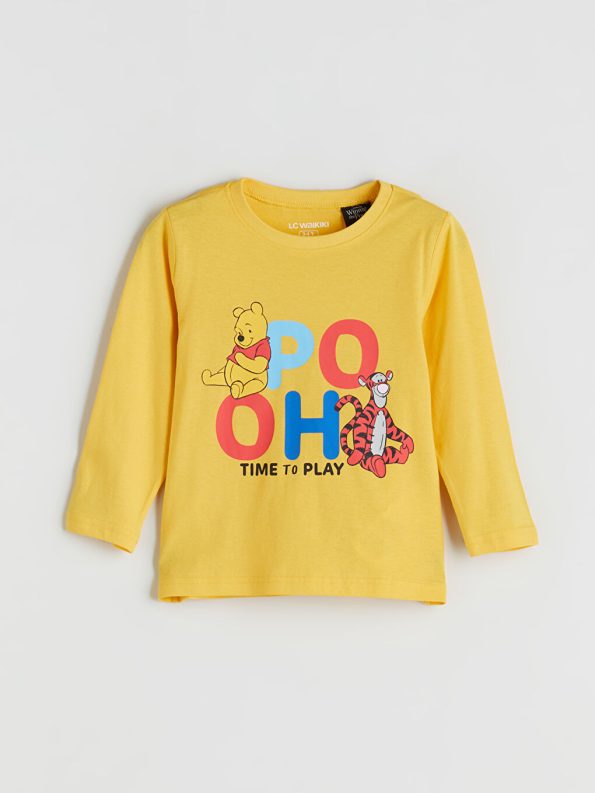Boys' Long Sleeve Crew Neck Sweatshirt with Atatürk Print