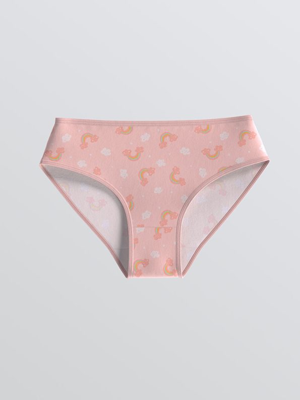 Printed Girl's Underwear Set of 3
