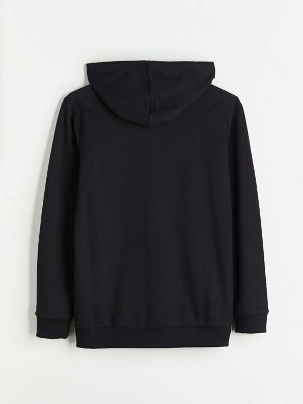LCW Kids Black Hooded Boys Tracksuit