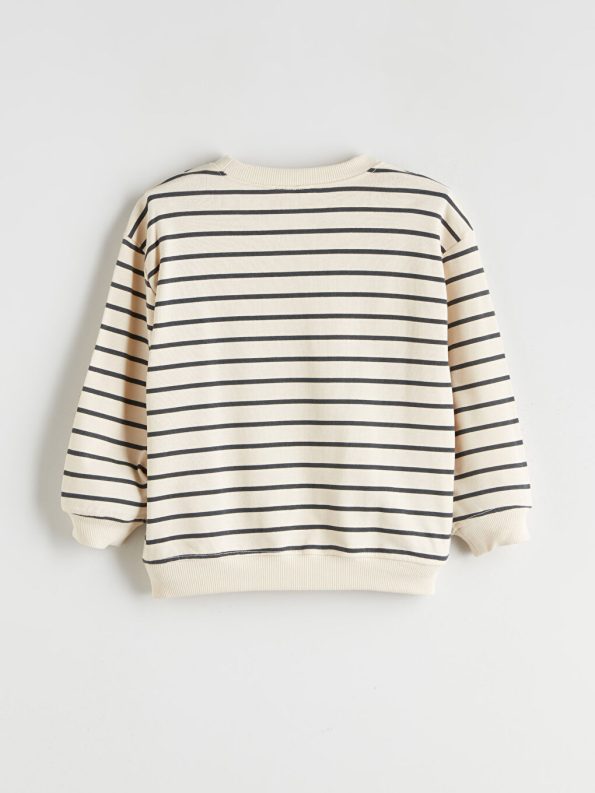 LCW Kids Beige Crew Neck Boys' Outfit