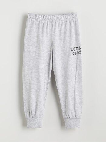 LCW Kids Gray Elastic Waist Boys Pajama Bottoms 2-Pack