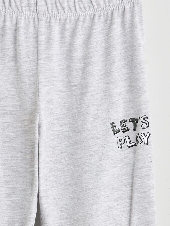LCW Kids Gray Elastic Waist Boys Pajama Bottoms 2-Pack