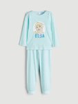 LCW Kids Blue Elsa Print Girls Pajama Set