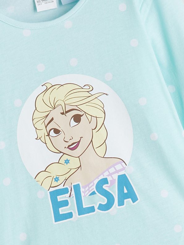 LCW Kids Blue Elsa Print Girls Pajama Set