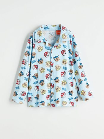 LCW KidsMavi Paw Patrol Printed Boys Pajama Set