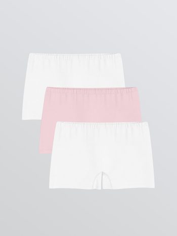 Teddy Bear Print Girls' Underwear Set of 3