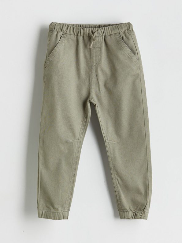 LCW Kids Green Elastic Waist Boys Jogger Pants