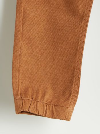 LCW Kids Brown Elastic Waist Boys Jogger Pants