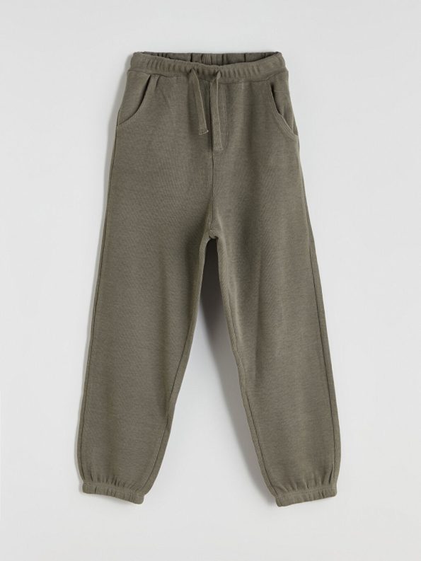 LCW Kids Cream Printed Boys' Sweatshirt and Sweatpants Set