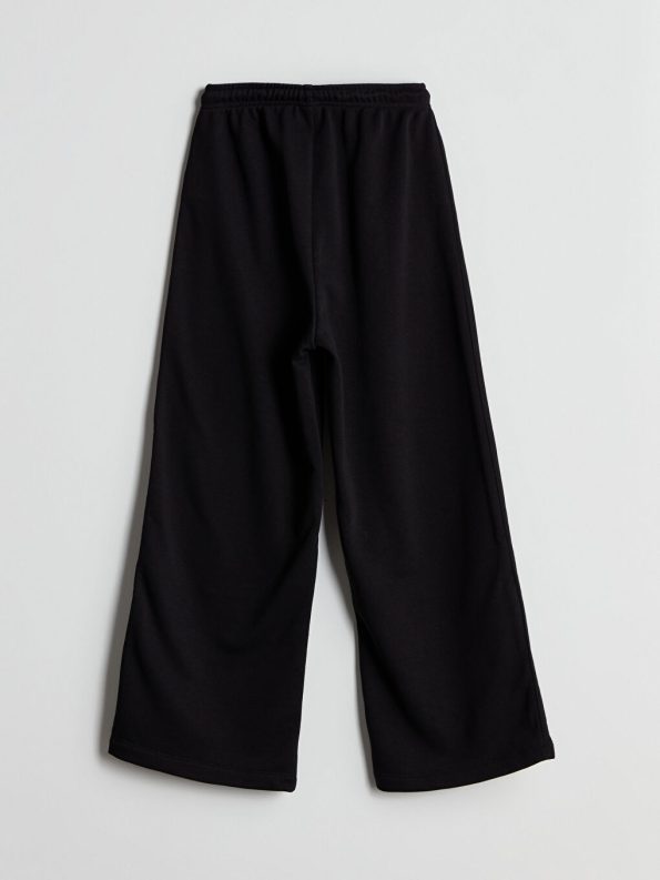 LCW Kids Black Elastic Waist Girls Jogger Pants