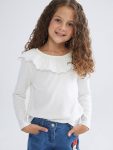 Girls' long-sleeved blouse