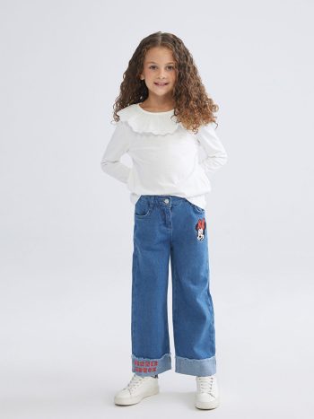 Girls' long-sleeved blouse