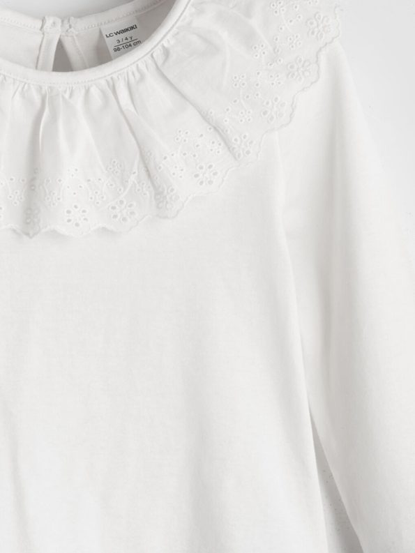 Girls' long-sleeved blouse