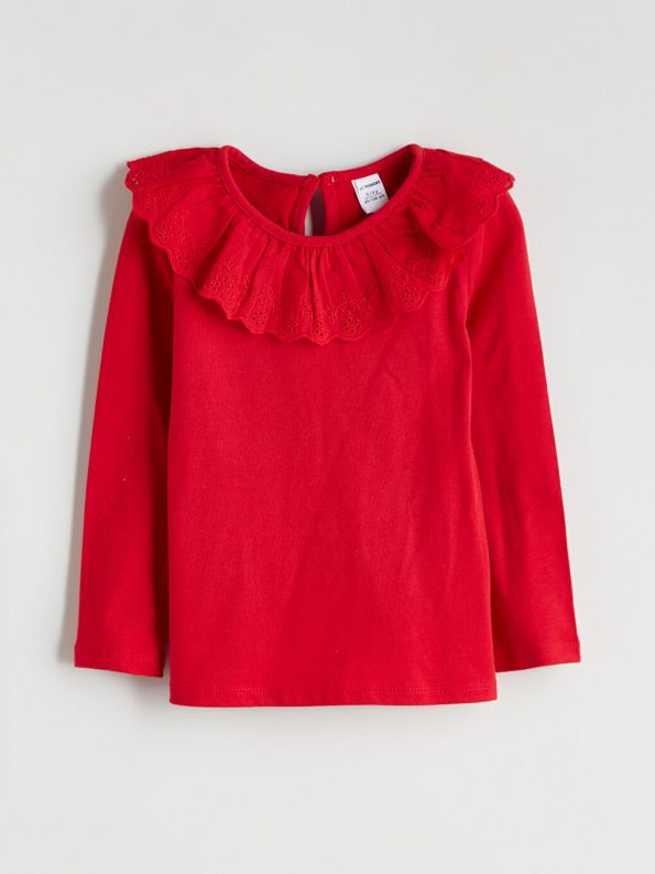 Girls' long-sleeved blouse