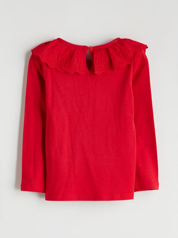 Girls' long-sleeved blouse