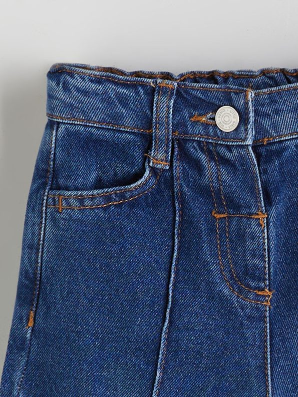 LCW Kids Indigo Adjustable Waist Girls' Jeans