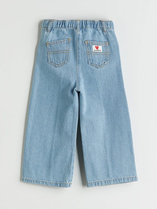 LCW Adjustable Waist Girls' Denim Pants