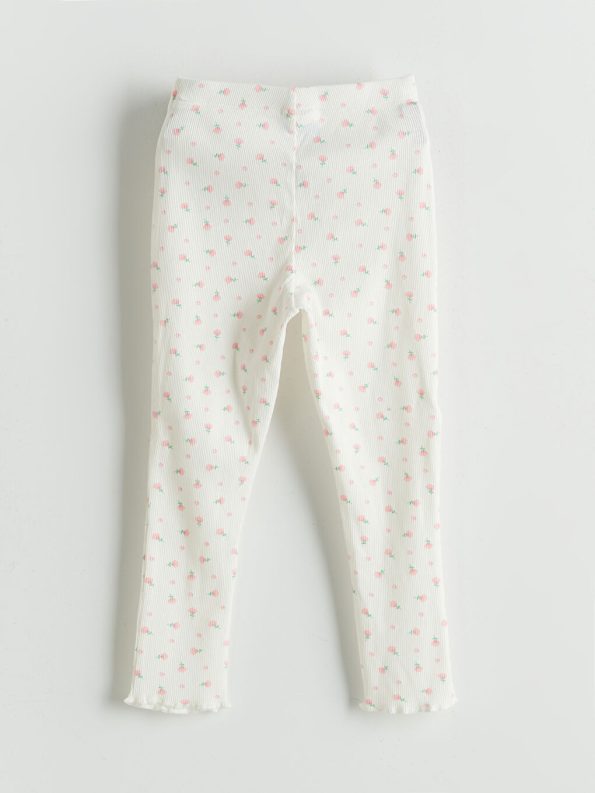 LCW Kids Pink Elastic Waist Girls Pajama Bottoms Set