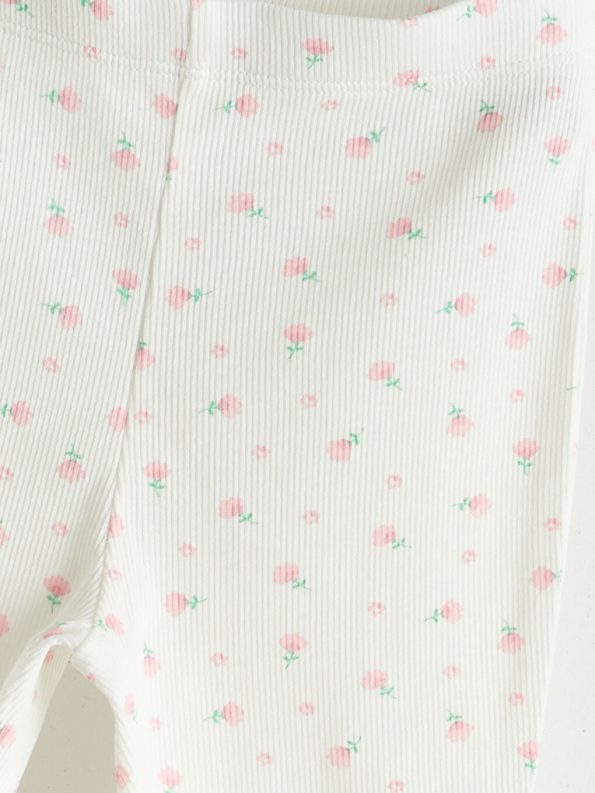 LCW Kids Pink Elastic Waist Girls Pajama Bottoms Set