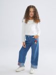 LCW Kids Indigo Minnie Mouse Printed Girls' Jeans