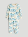 Mickey Mouse Printed Crew Neck Sweatshirt and Jogger Set for Baby Boys