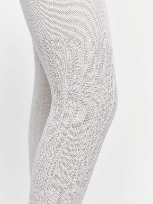 Elastic Waistband Girls' Skirt and Tights Set