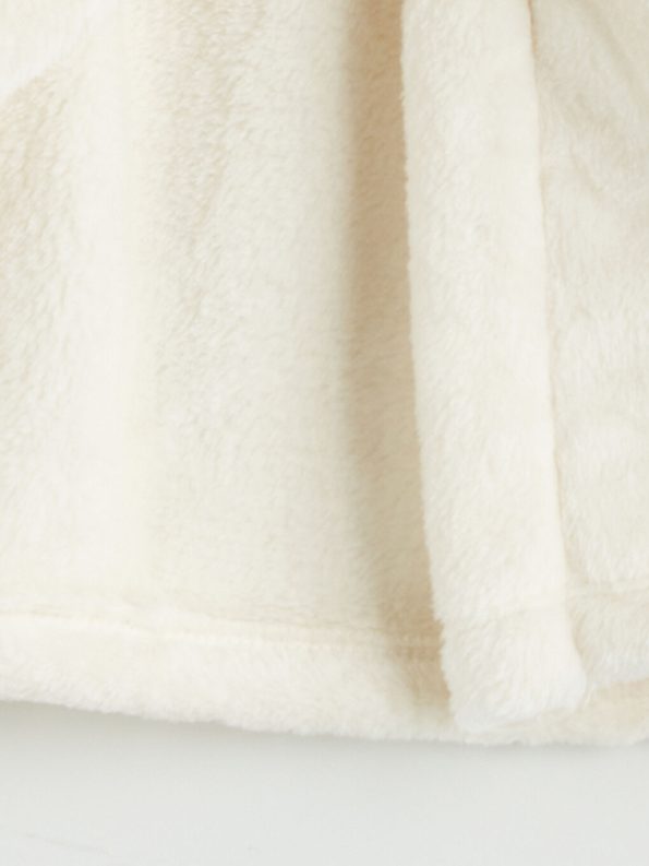 LCW Baby Cream Baby Collar Plush Jacket