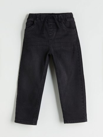 LCW Kids Black Elastic Waist Boys Jean Pants