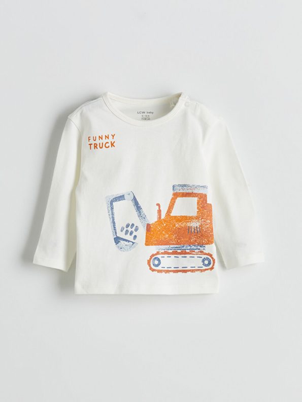 LCW Baby Beige Boys' Short Sleeve Pajama Set