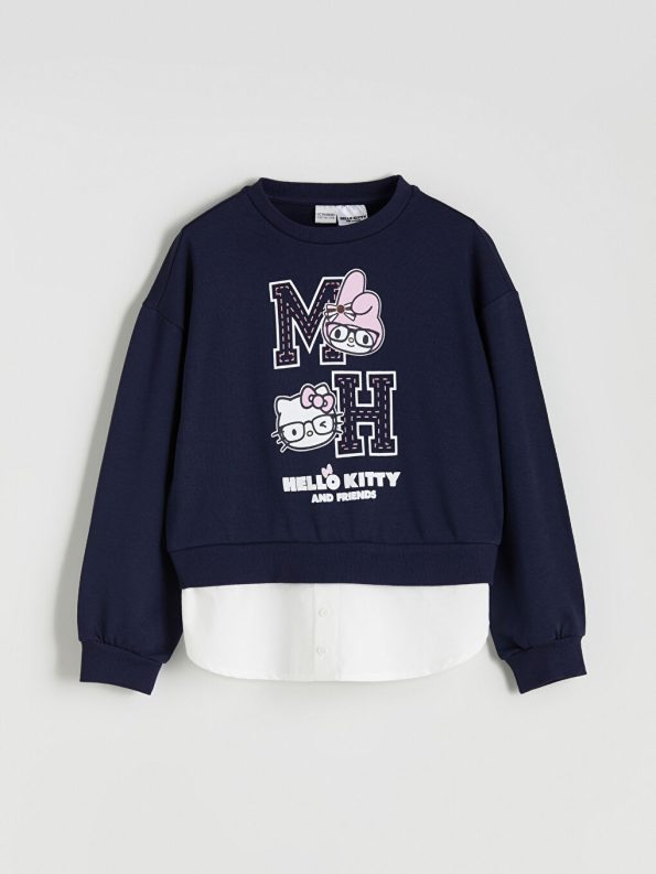 Barbie Print Long Sleeve Girl's T-Shirt