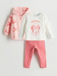 Girls' three-piece set