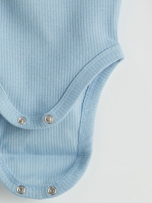 LCW babyMavi Basic Boys' Snap Bodysuit Set